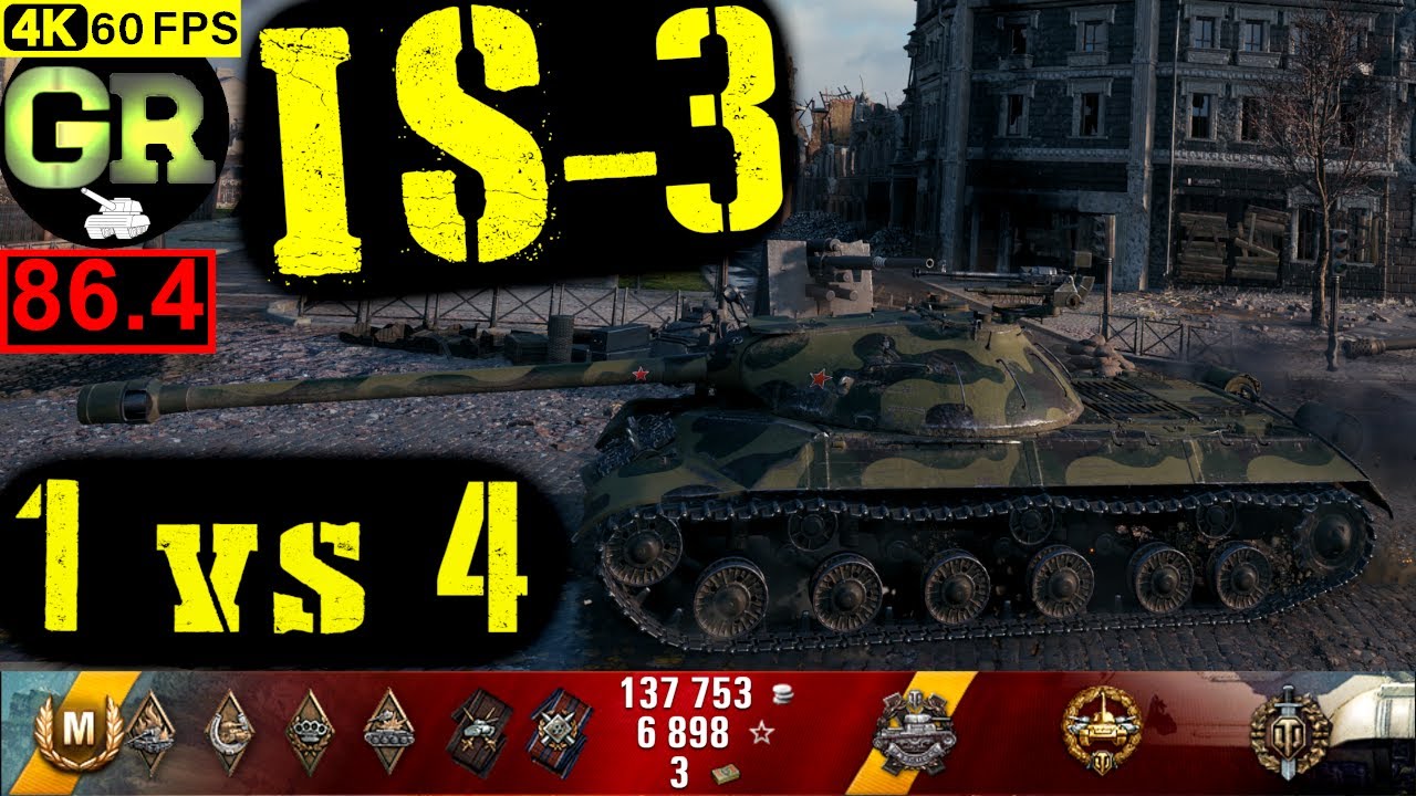World of Tanks IS-3 WoT Replay - 7 Kills 6.2K DMG(Patch 1.5.0)