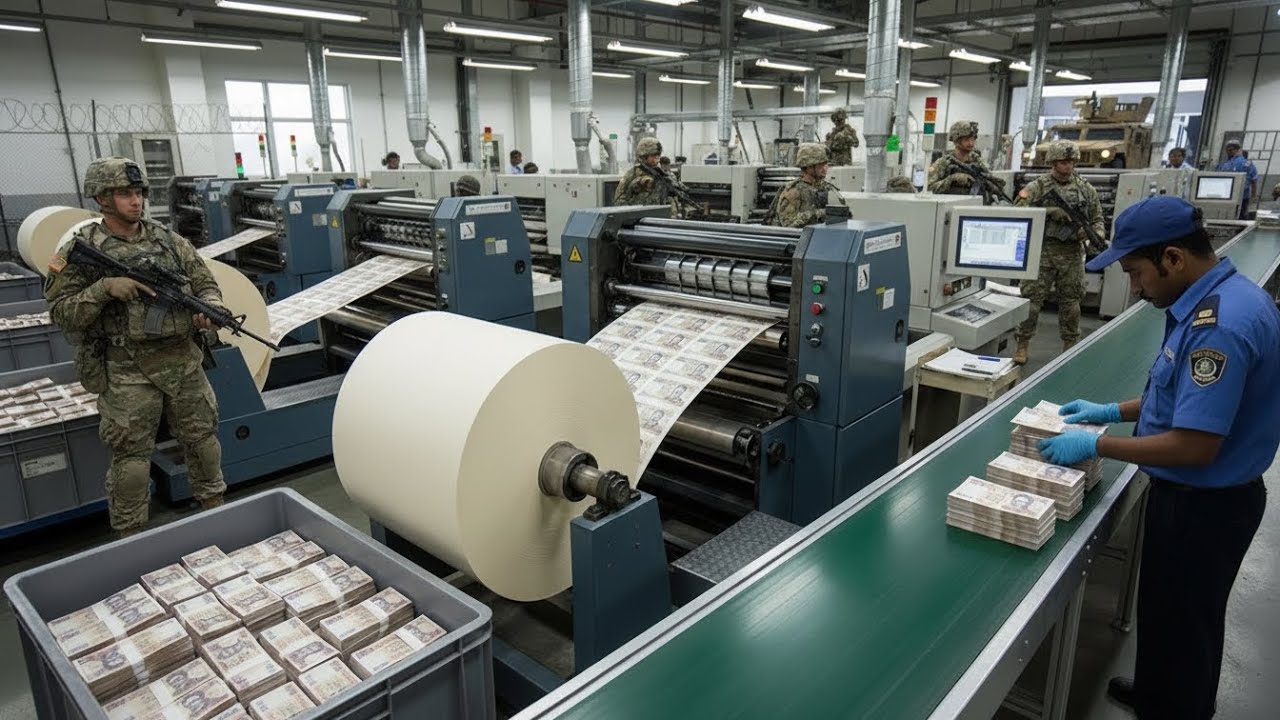 Inside the Money Factory: How Raw Paper Transforms Into Real Banknotes