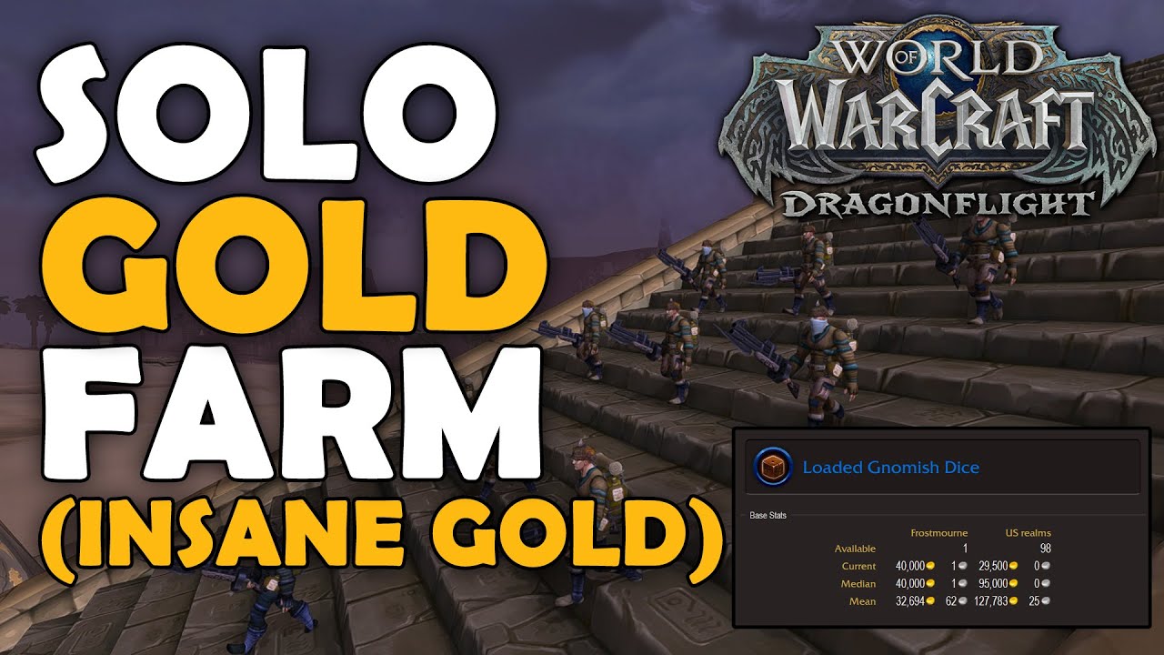 SOLO Gold Farm Dragonflight | Loaded Gnomish Dice Gold Farm WoW