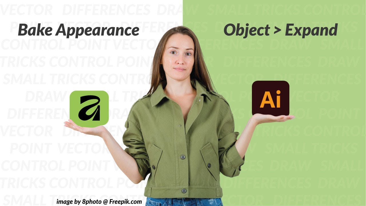 Affinity против Illustrator — расширяемый и редактируемый градиентный текст