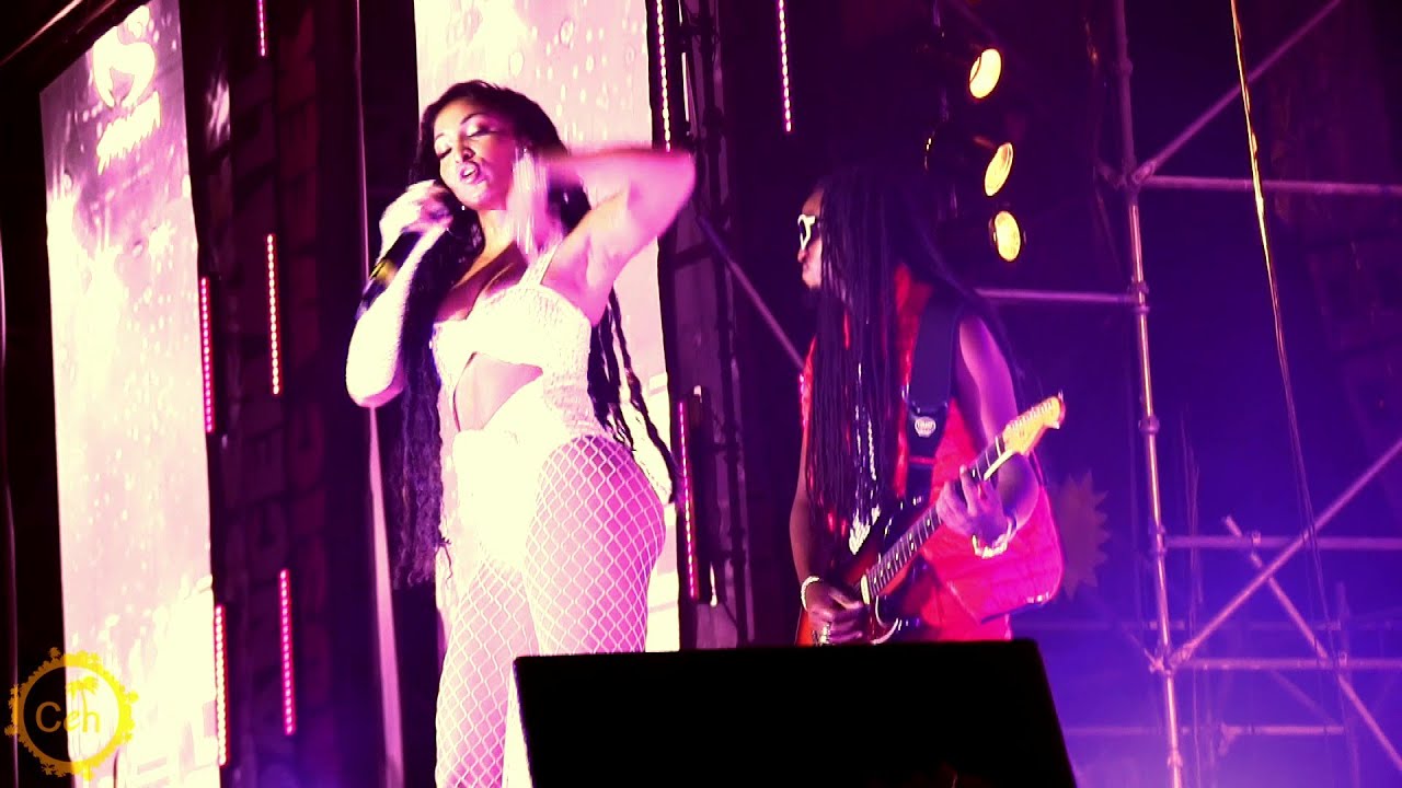 Shenseea at Stage Show in Trinidad 2024