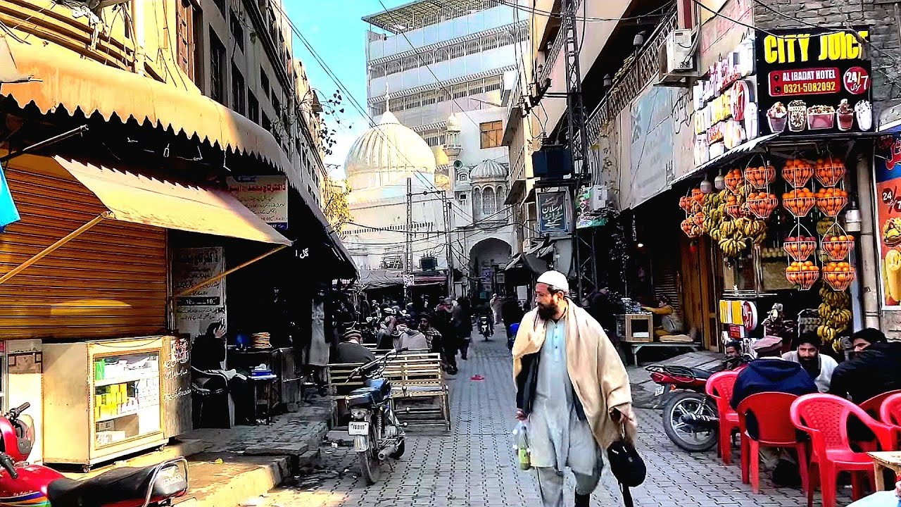 Solo Walk in Peshawar  City || Streets Walk in Peshawar City Pakistan