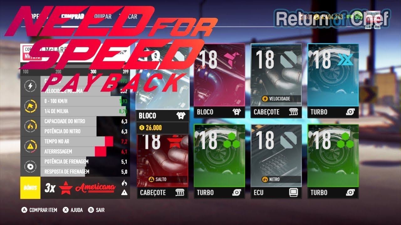 Need For Speed Payback Como Colocar Qualquer Carro Level Maximo Muito Rapido