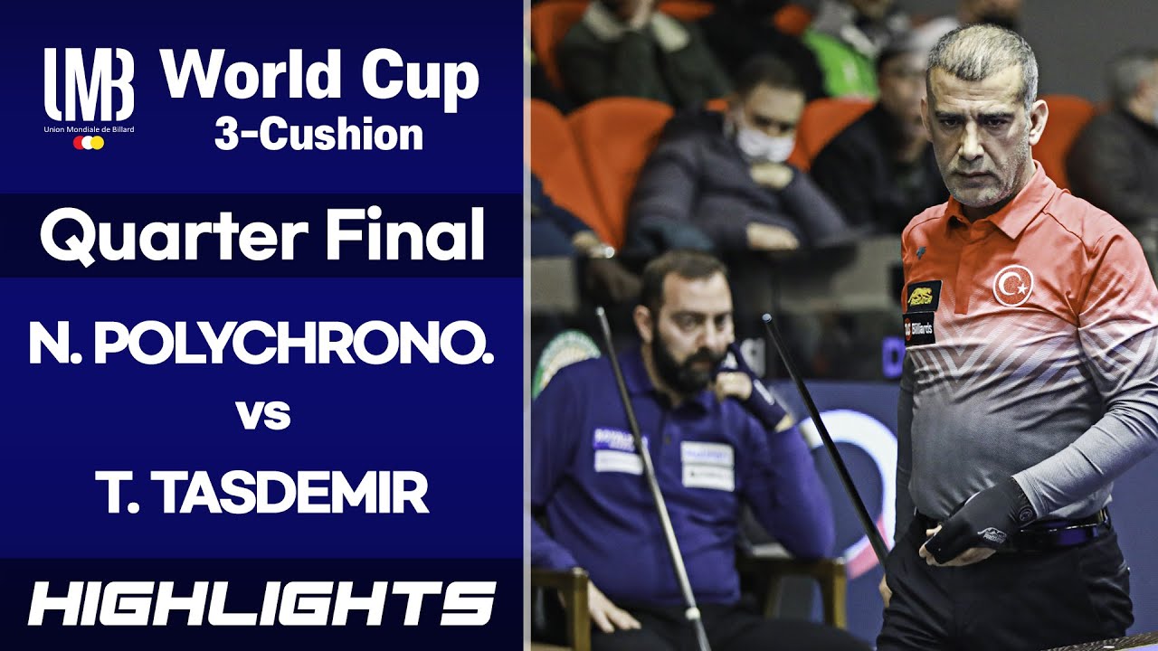 Quarter Final - 니코스 폴리크로노폴로스 Nikos POLYCHRONO vs 타이푼 타스데미르 Tayfun TASDEMIR. H/L