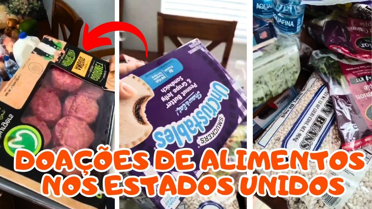 PEGAMOS MUITA COMIDA DE GRA&Ccedil;A NOS ESTADOS UNIDOS! ENDERE&Ccedil;OS DE ALGUMAS CESTAS NA DESCRI&Ccedil;&Atilde;O.