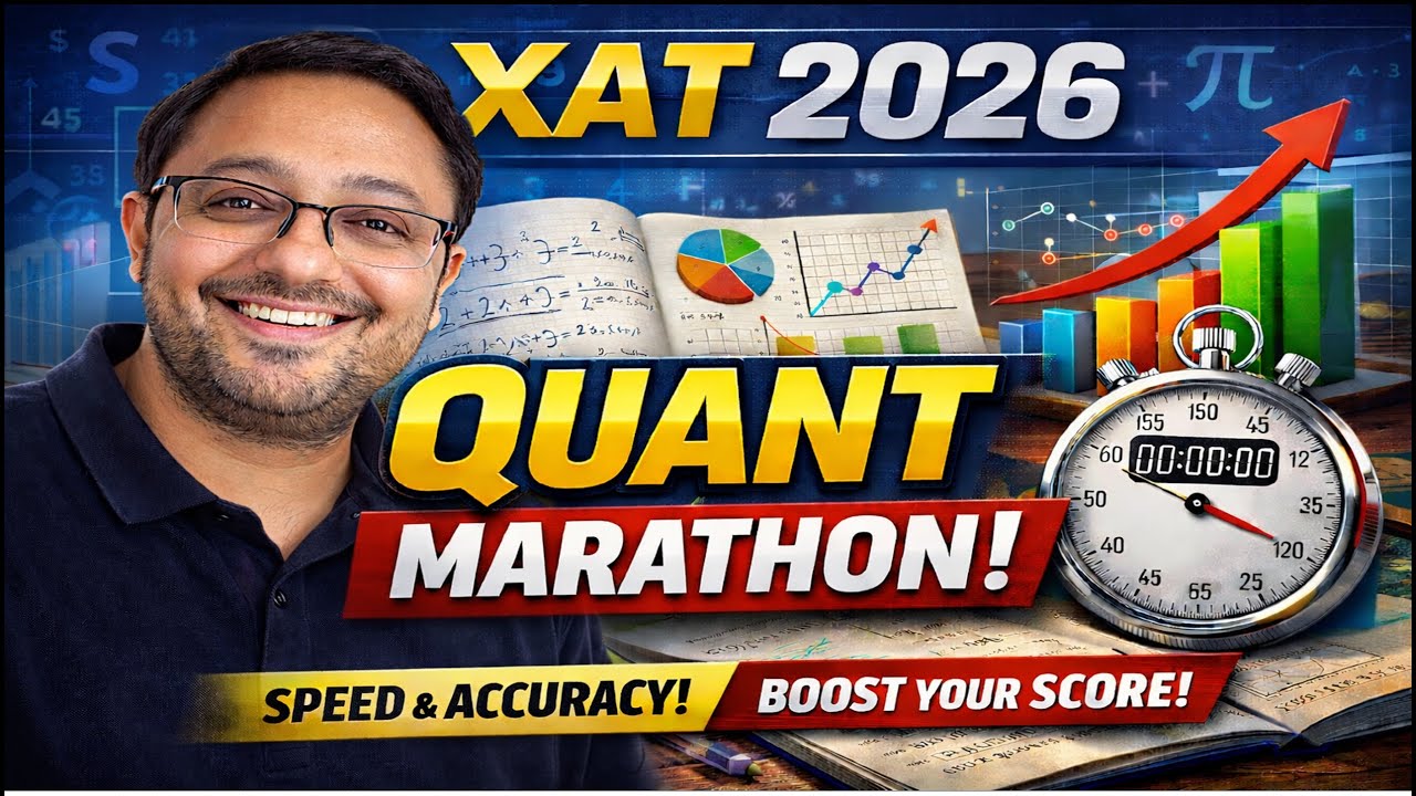 XAT 2026 QUANT (QADI) Marathon || XAT 2026 QADI Concept Revision & Practice