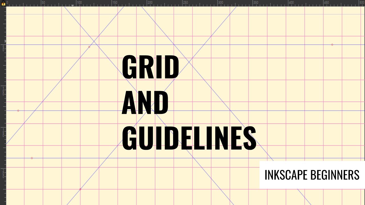 Inkscape Beginners: Grid and Guidelines