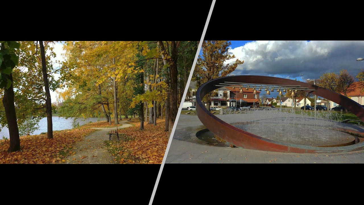 Walking Tour ŠAKIAI / Auksinis ruduo Šakių centre? \ 2021 Autumn. Lithuania. Aochuan Smart XR. 4K