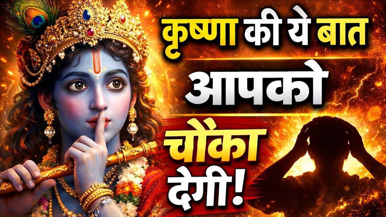 कृष्ण की यह बात आपको चौंका देगी | श्रीकृष्ण का अद्भुत रहस्य | जीवन बदलने वाला संदेश