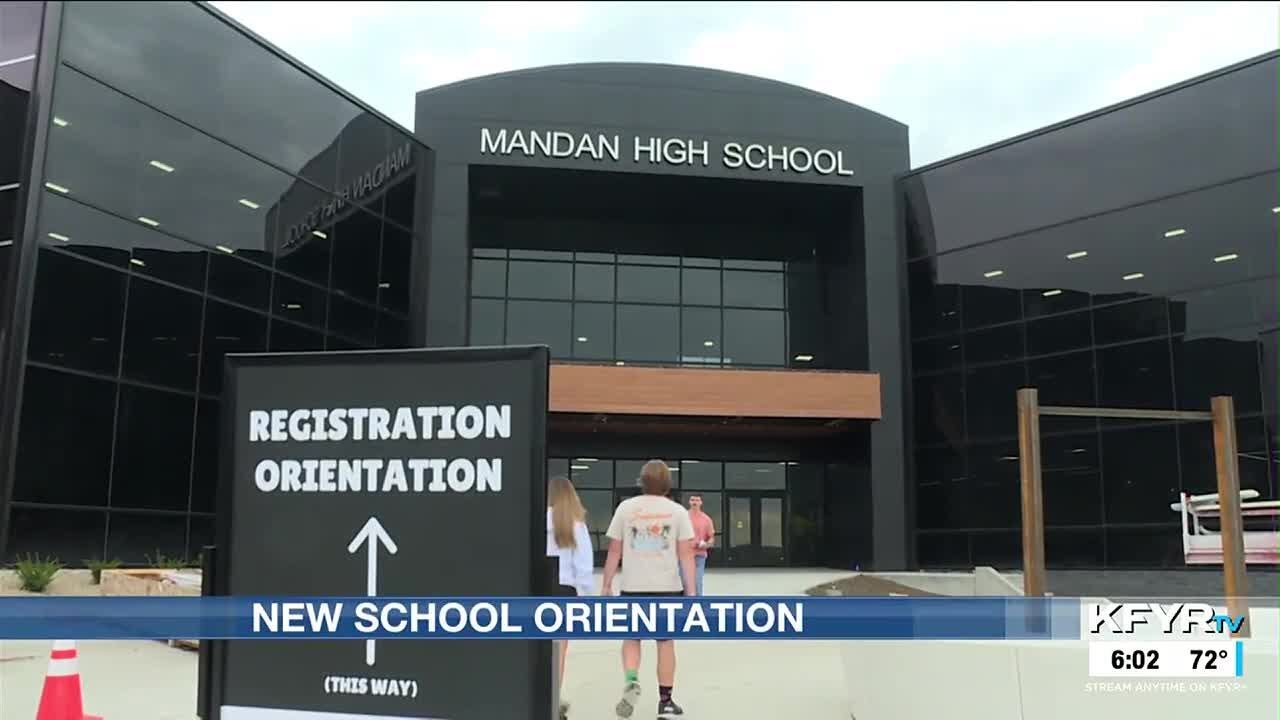 Mandan High School students tour new building for the first time