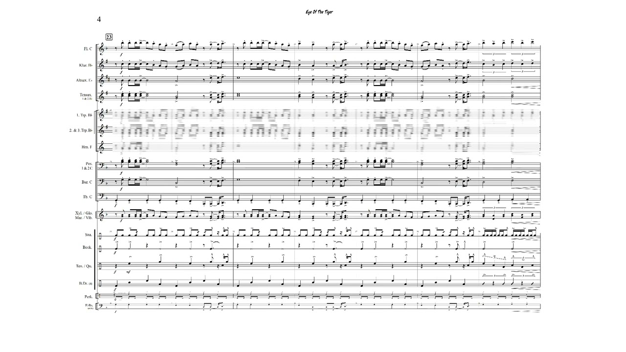 EYE OF THE TIGER | für Marching Band | aus 'Rocky'