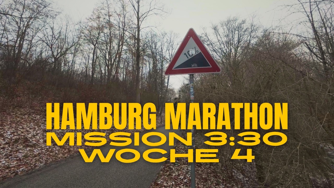 Trainingscamp HSK & Hügelintervalle: Hamburg Marathon | Mission 3:30 - Woche 4