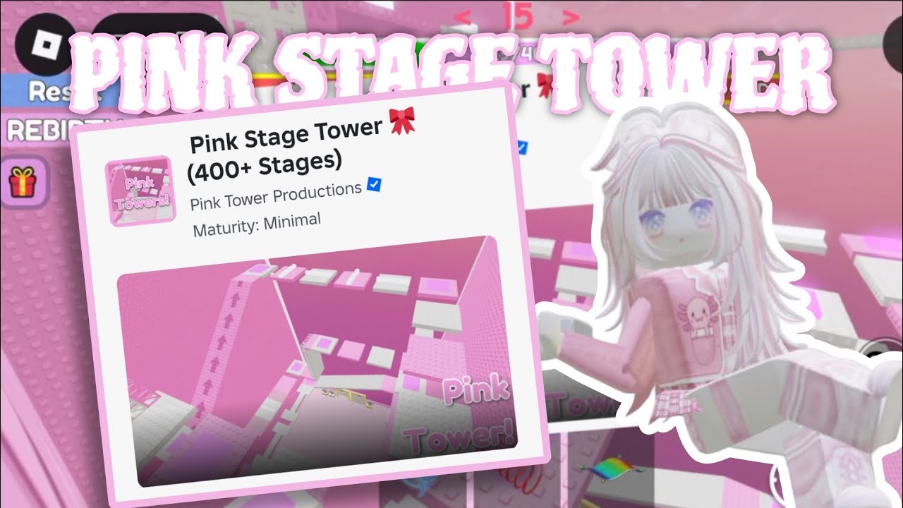 PINK STAGE TOWER - towernya banyak warna gaes 🥰