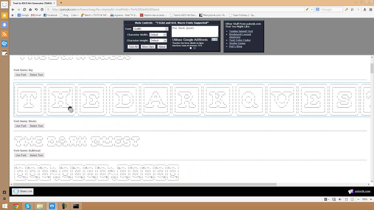 Tuto n°3: Le Batch!: aspects visuels