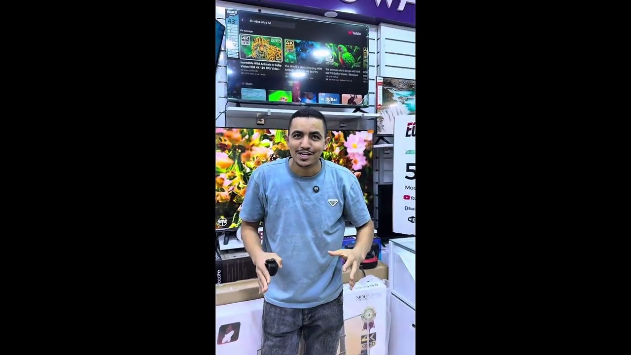 🚨عاااجل تلفازة 55 سمارت QLED بثمن 50 بوس🤯