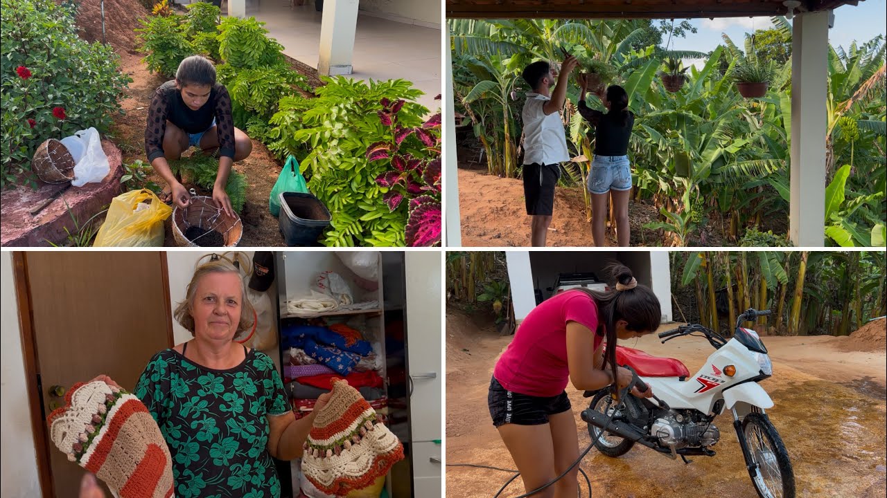 ALDECI ME CHAMOU PARA MOSTRA A TODOS VOCÊS / caqueras no lugar / lavei a moto 