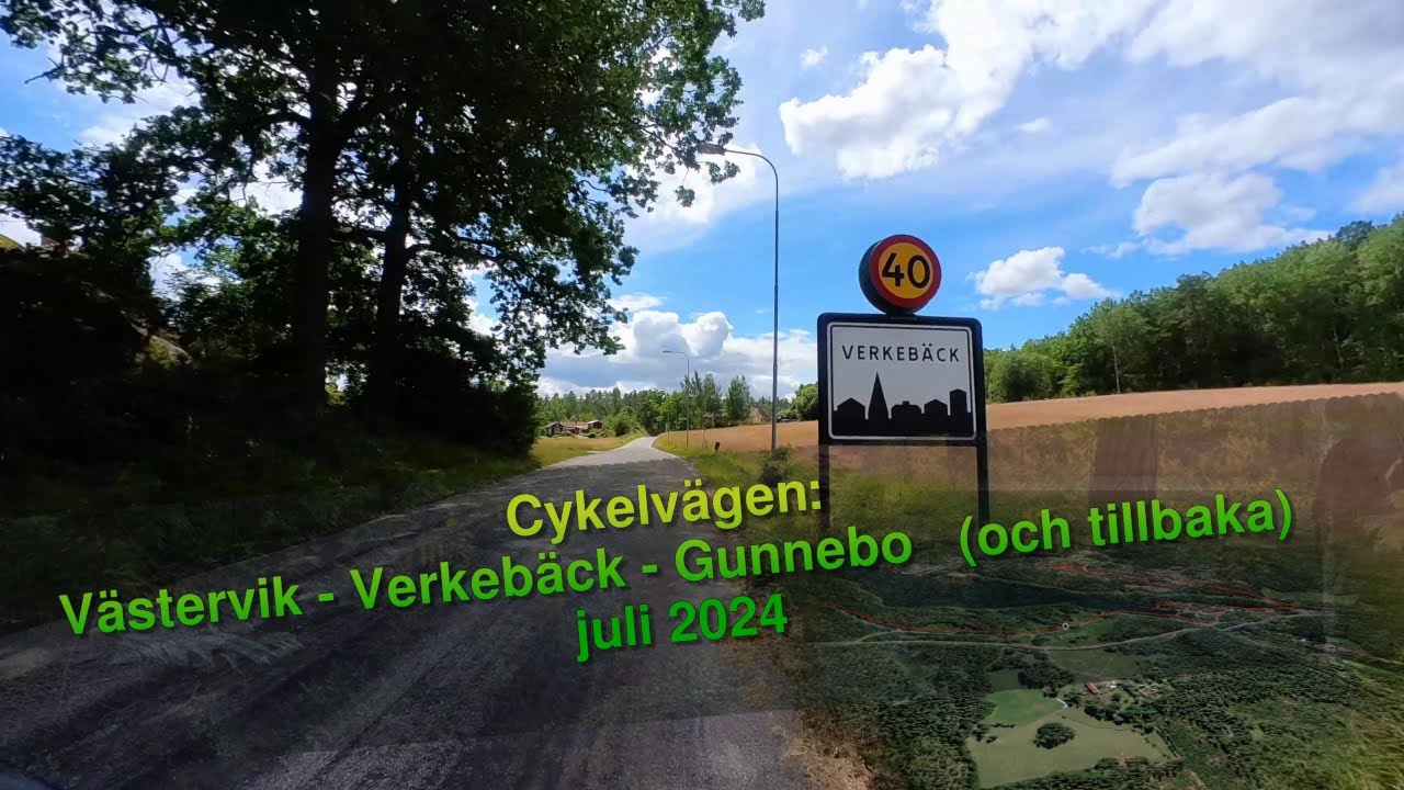 Cykelväg Västervik - Verkebäck - Gunnebo