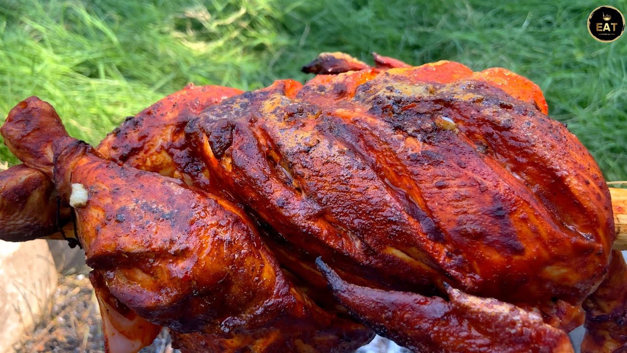 chicken tandoori cooked with sauce and butter  #cooking #food #chickentandoori #nonvegrecipe