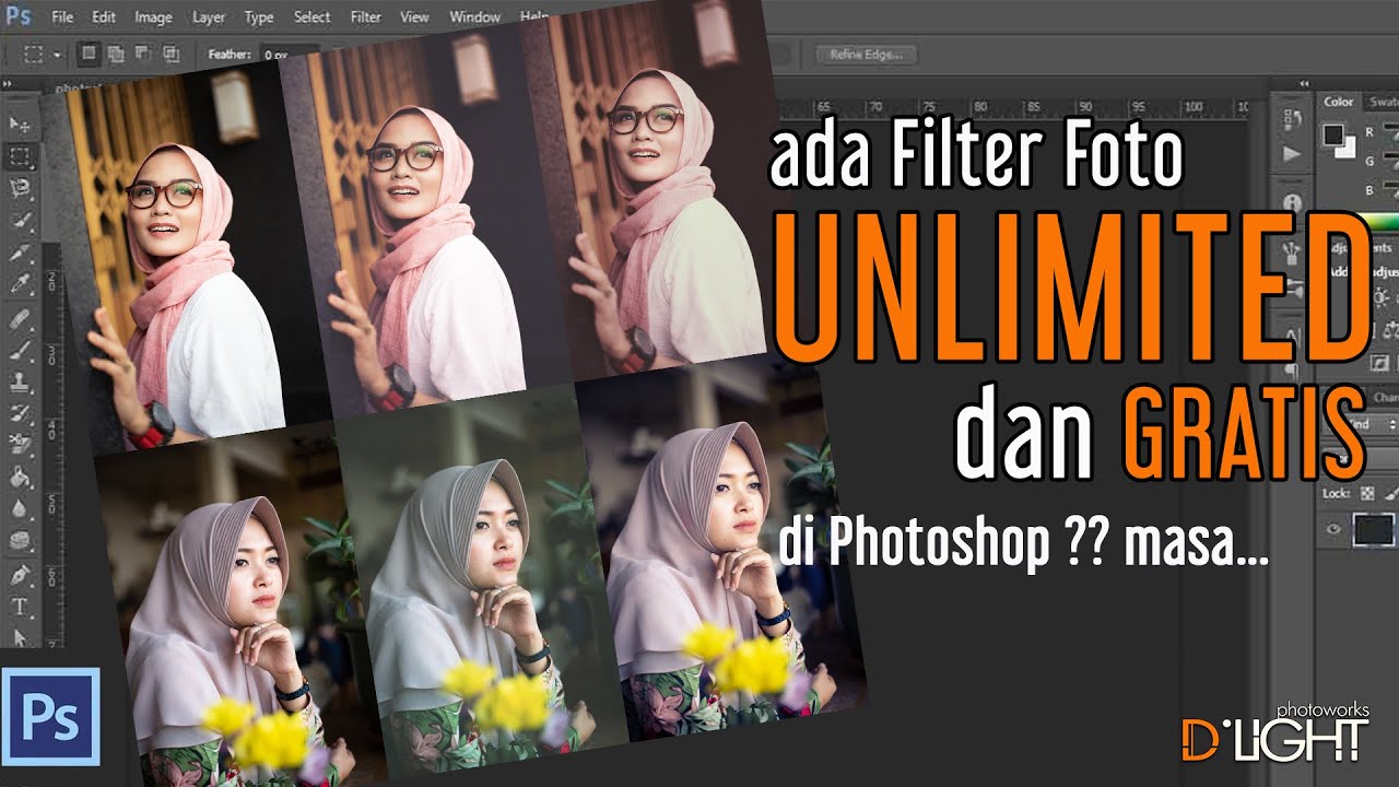 Bingung sama warna? sini, aku kasi tau filter warna GRATIS dan UNLIMITED di Photoshop