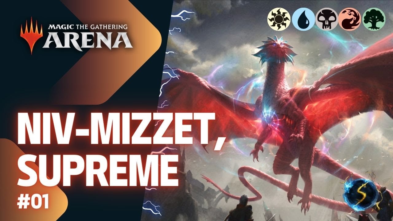 It's Showtime: Niv-Mizzet, Supreme ☀️💧💀🔥🌲  #01 - MTG Arena - Historic Brawl