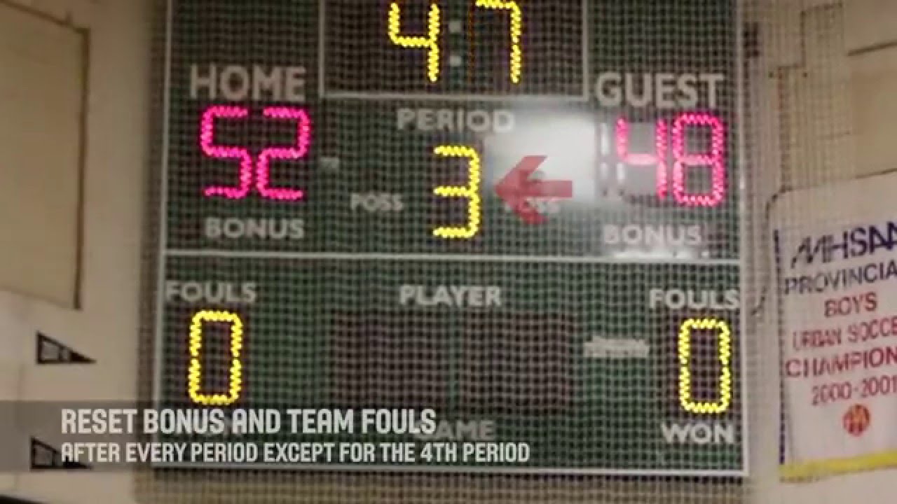 SCORE CLOCK - Basketball Manitoba Scoreboard Video Series