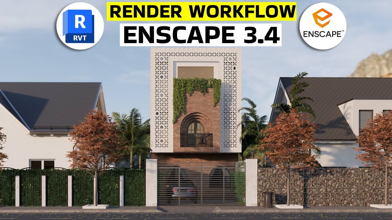 Revit & Enscape 3.4: Realistic Rendering Tutorial 2024