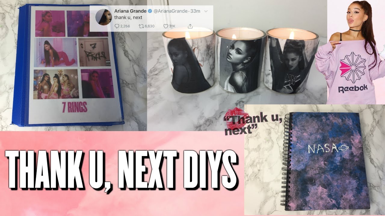 Ariana Grande thank u, next DIYS ♡ | Nikita Ariana