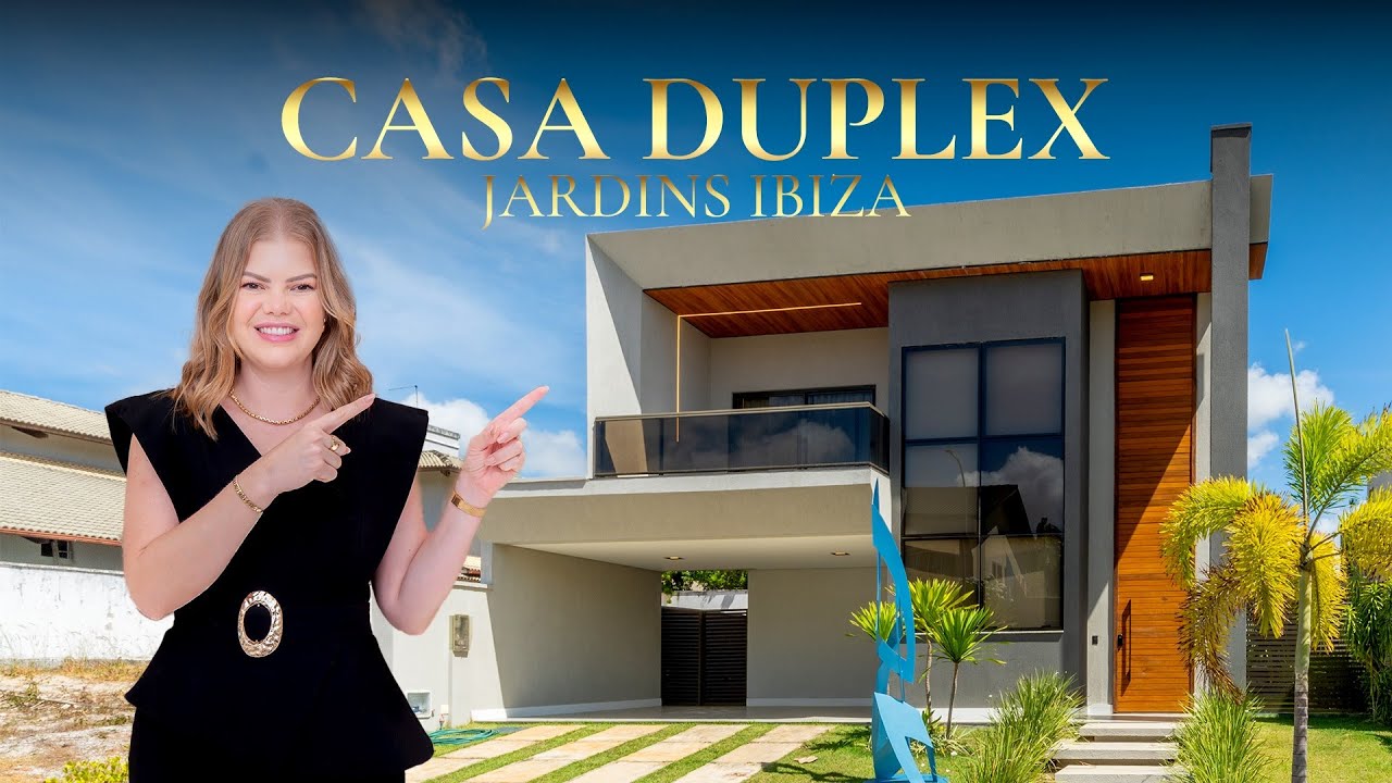 Luxo Autêntico no Eusébio | Casa Decorada, Piscina e 4 Suítes no Jardins Ibiza