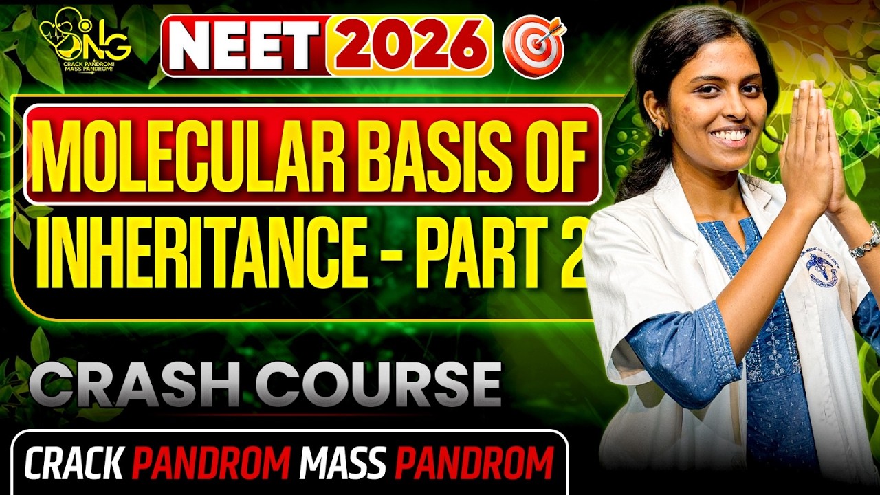 MOLECULAR BASIS OF INHERITANCE - ONE SHOT🔥💯VIDAMUYARCHI 2.0 NEET 2026💛🤟BY MMC MEDICO💛🤟#neet2026