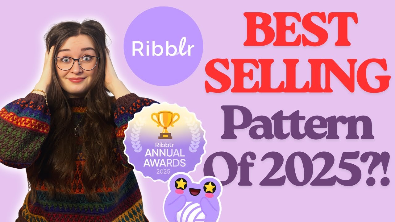 У меня был самый продаваемый узор на Ribblr в 2025 году... 🤯🧶