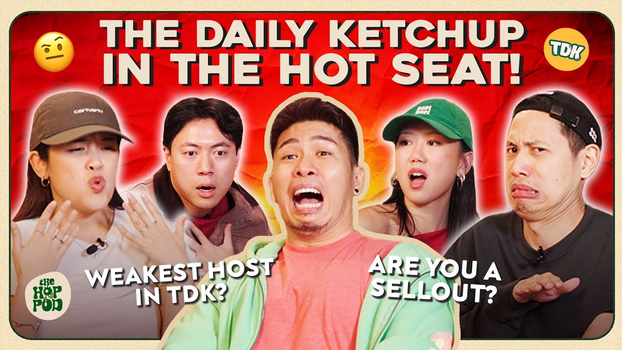 The Daily Ketchup REVEALS ALL THEIR SECRETS!? (TDK Hot Seat)  | The Hop Pod Ep 116