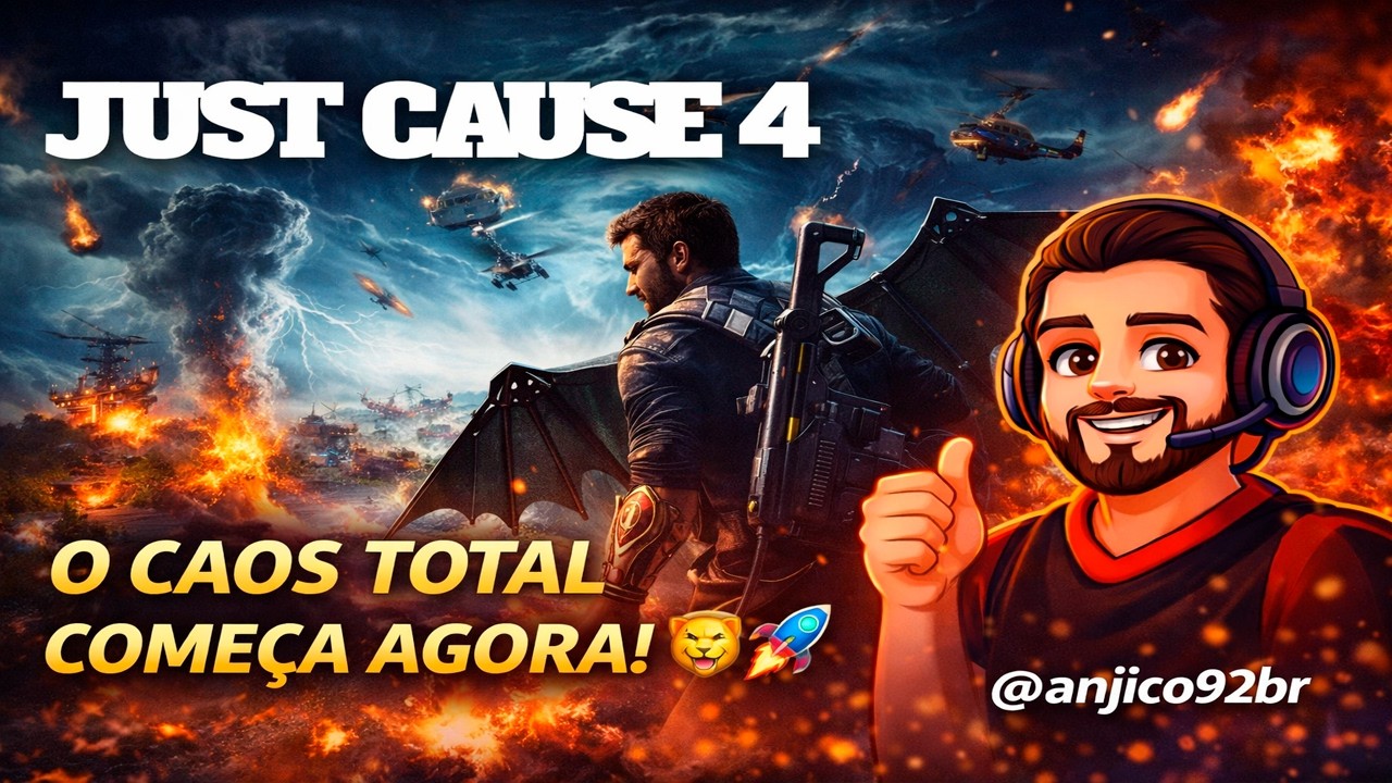 🔴JUST CAUSE 4: O CAOS TOTAL COMEÇA AGORA! 🦁🚀
