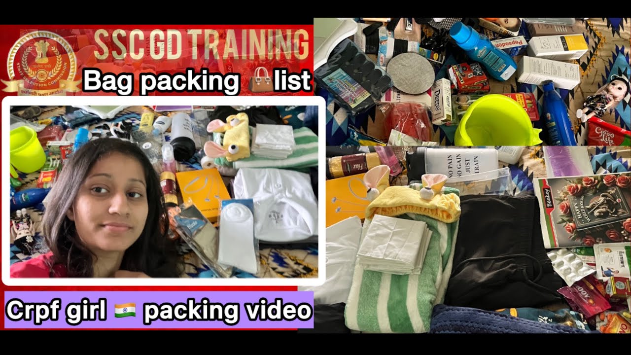 SSC GD joining bag packing list 👜🔥 || complete details 🇮🇳🔴