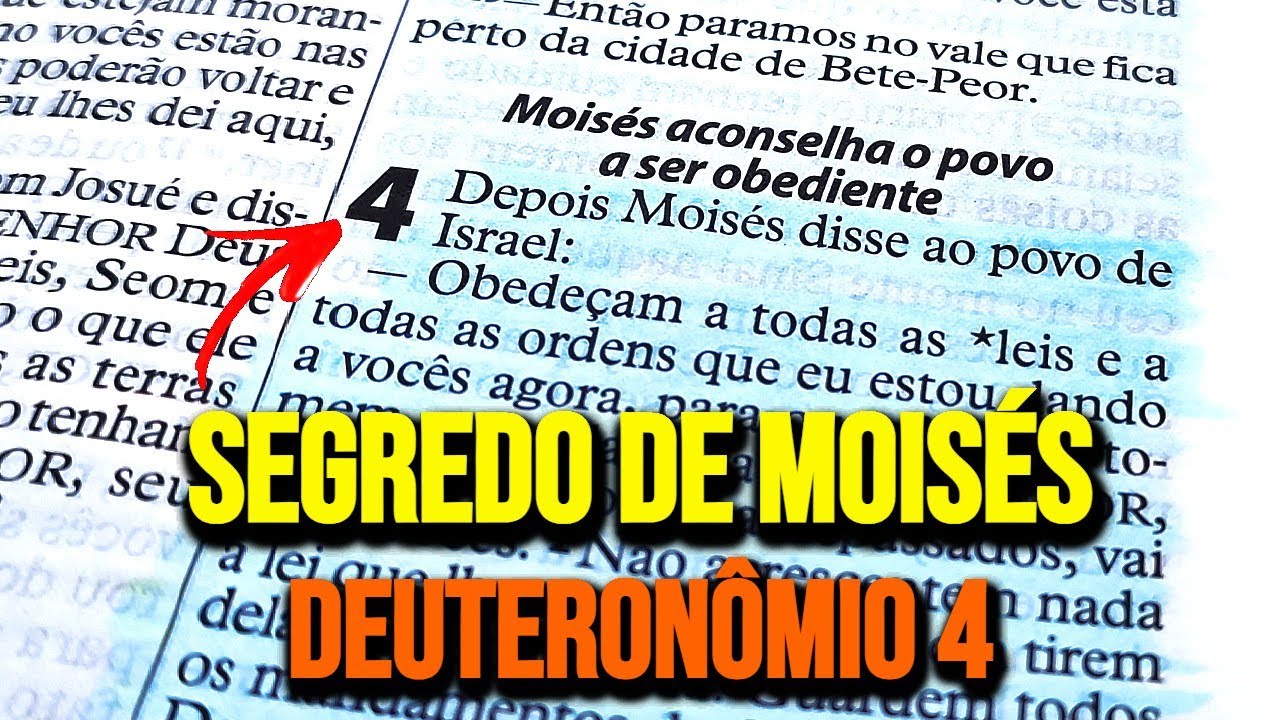 Revelações Que Estavam Ocultas em Deuteronômio 4