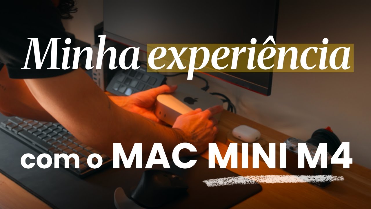 Crio conte&uacute;do todos os dias e o Mac Mini M4 salvou minha rotina!