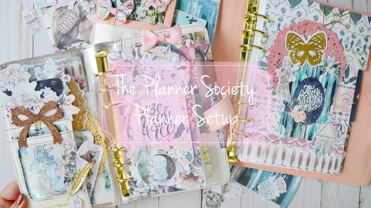 The Planner Society August Planner Setup