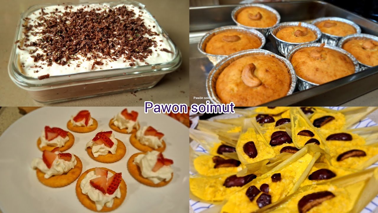 KUE SIMPEL !! 4 OLAHAN KUE SIMPEL ENAK DAN PRAKTIS #kueduren #kuejagung #kekcoklat #biscuitcake 
