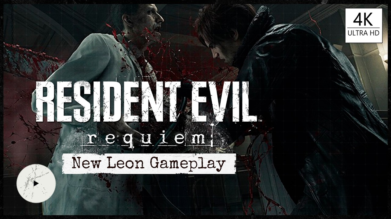 RESIDENT EVIL 9 REQUIEM // NEW LEON GAMEPLAY // 4K ULTRA HD