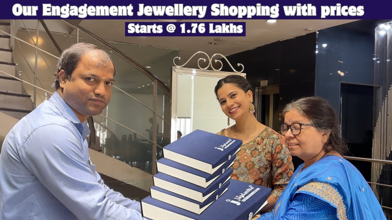 Our Engagement JEWELLERY shopping vlog |Buying best South Indian jewellery Hyderabad ❤️