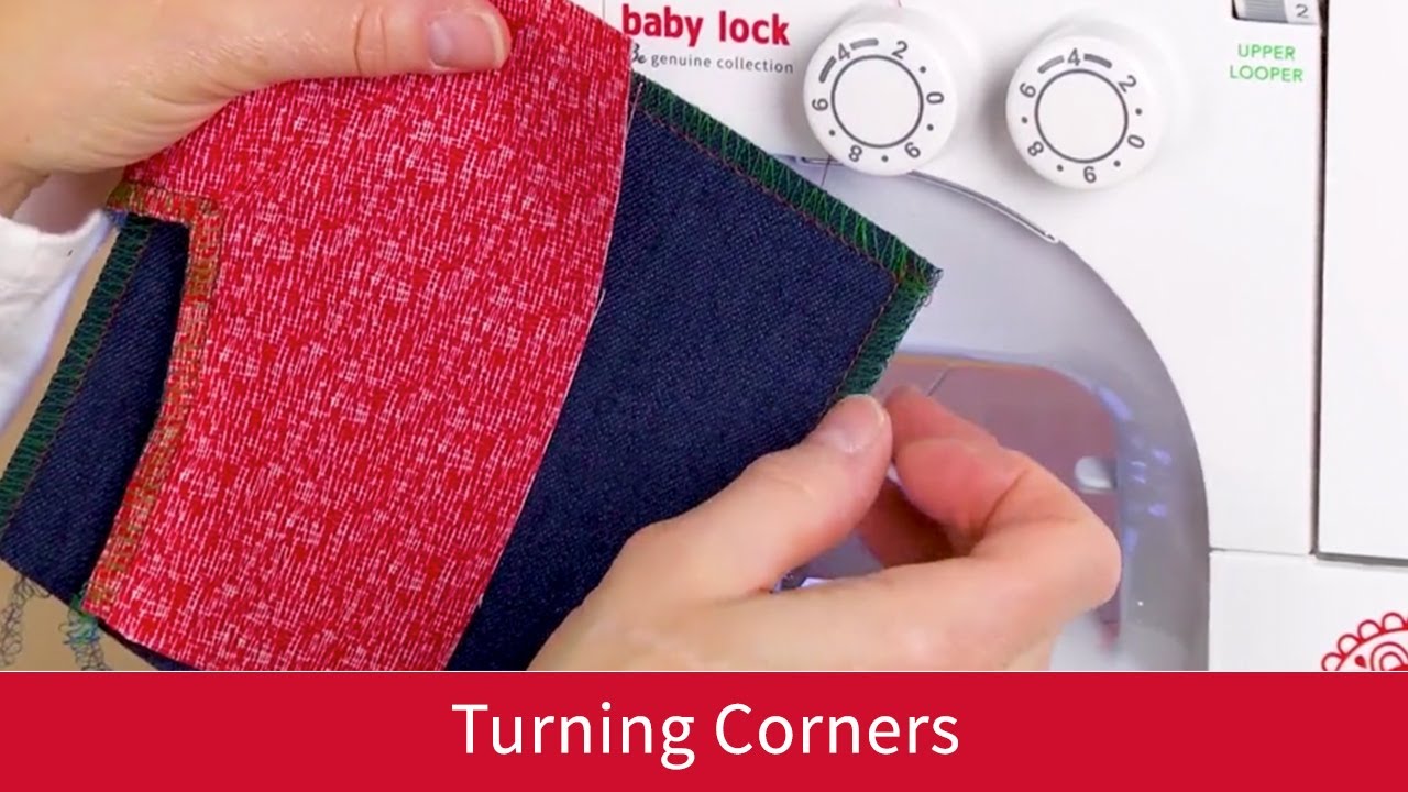 How to Turn Corners with the Baby Lock Vibrant