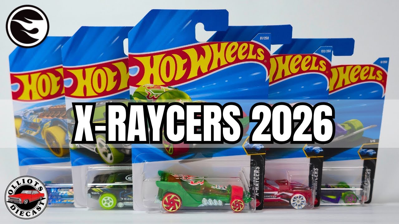 Hot Wheels X-Raycers 2026 — включая охоту за сокровищами Hot Wheels