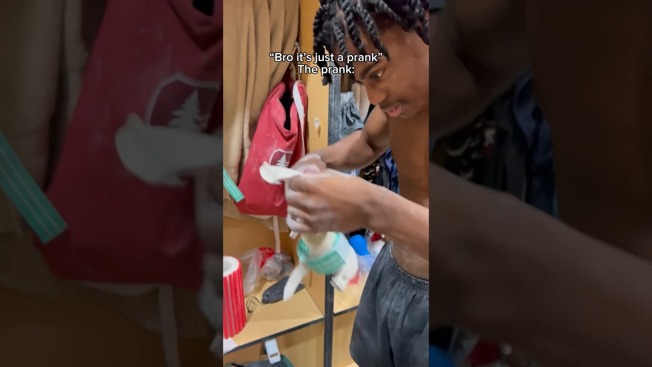 Khoi could&rsquo;ve ended me 🤬 @Khoi_Young  #gymnastics #gymnast #ncaa #fail #prank #pranks #prankster