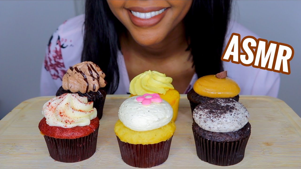 ASMR Cupcake MUKBANG (No Talking) *EATING SOUNDS*