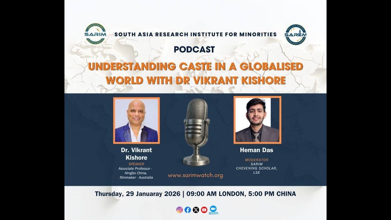 Understanding Caste in a Globalised World with Dr. Vikrant Kishore