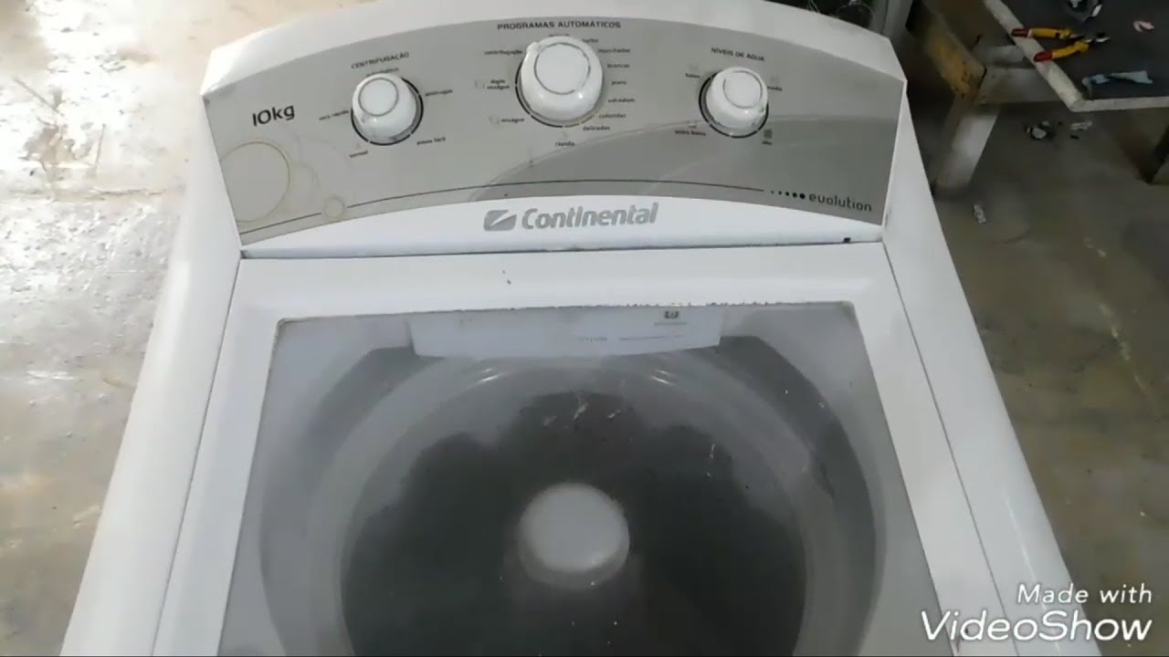 Lavadora Continental 10kg não centrifuga! Como resolver!