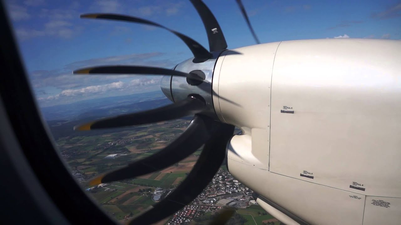Etihad Regional - Takeoff in Zurich RWY28 (Saab 2000) (HB-IZW)