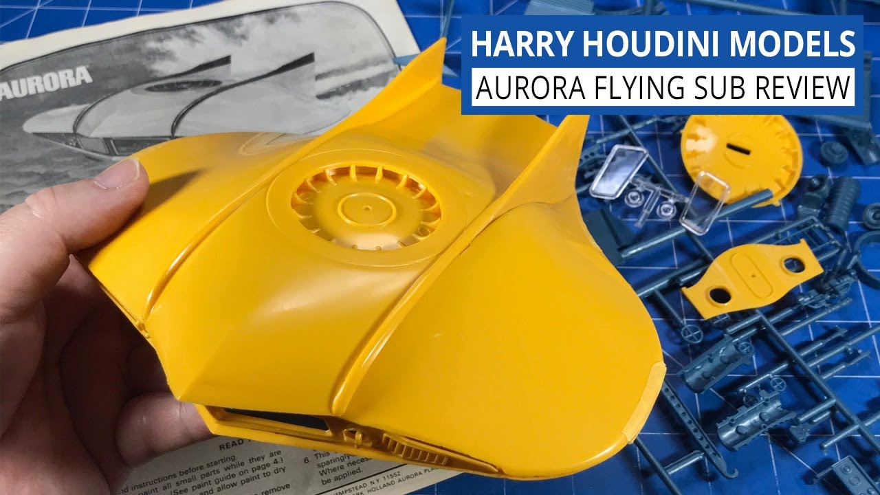 Aurora 1:60 Flying Sub Box Open Kit Review & Dry Fit