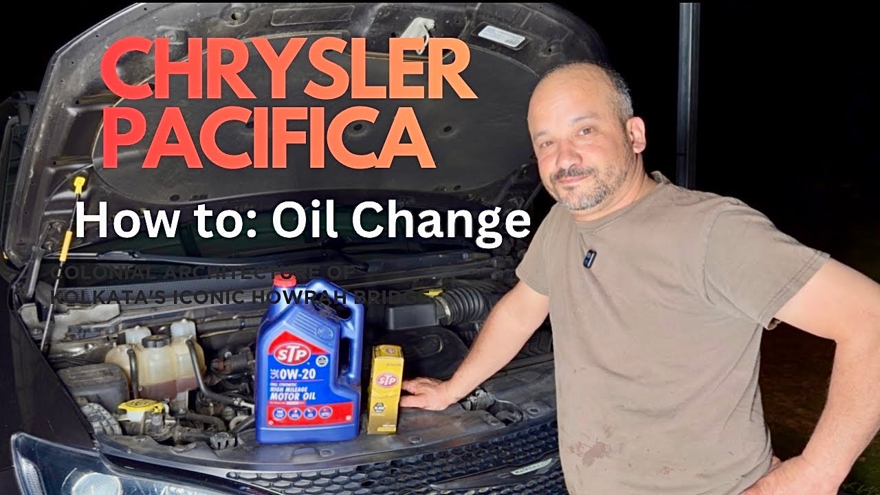 Oil Change, step by step. 2017, 2018,2019 and up Chrysler Pacifica.  
