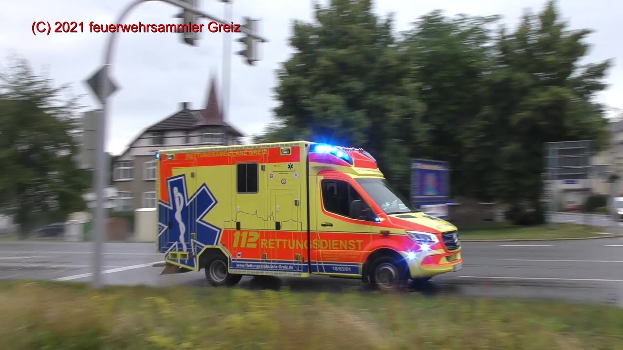 NEUER RTW RETTUNGSAMBULANZ GREIZ GMBH RW BERGA/ELSTER