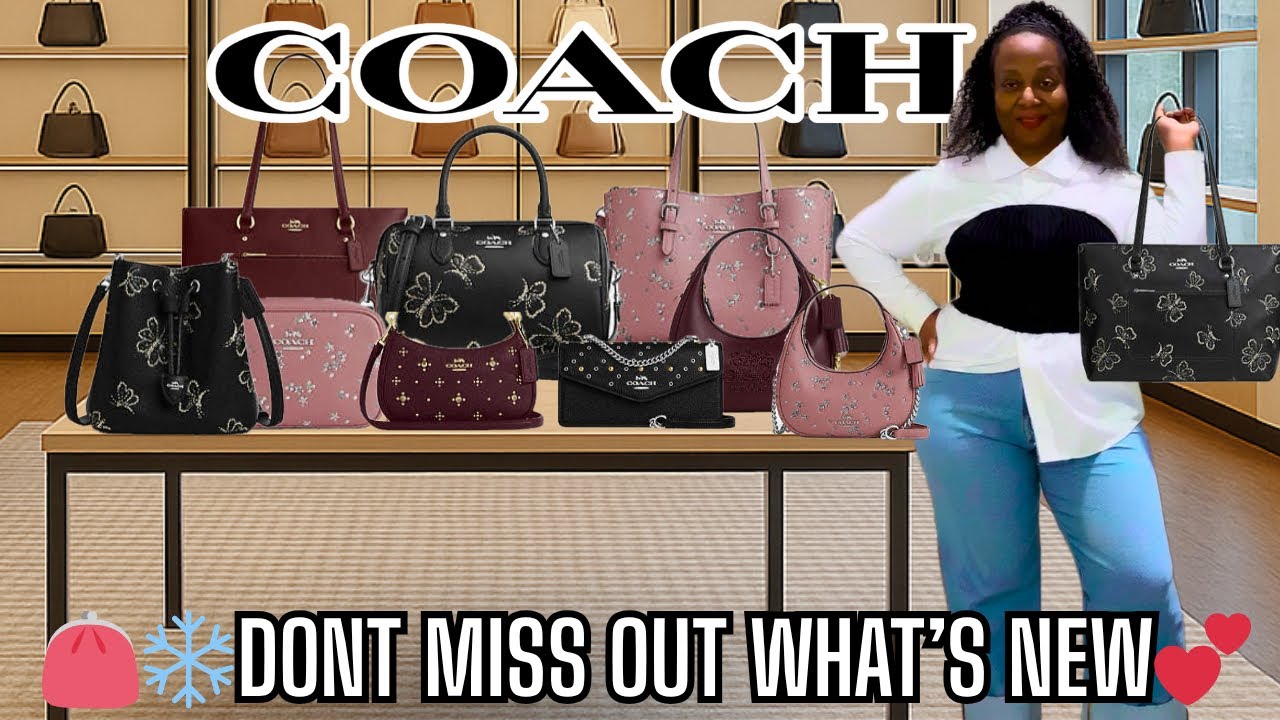 COACH СДЕЛАЛ ЭТО СНОВА! Новые поступления из аутлета: праздничная блестящая коллекция